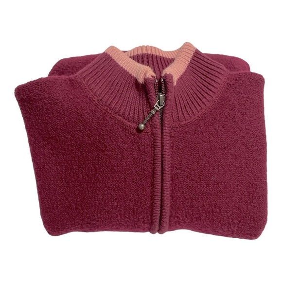 Cabela's Cardigan Sweater Women's L
Wool Blend Maroon Thick Warm - Picture 8 of 8